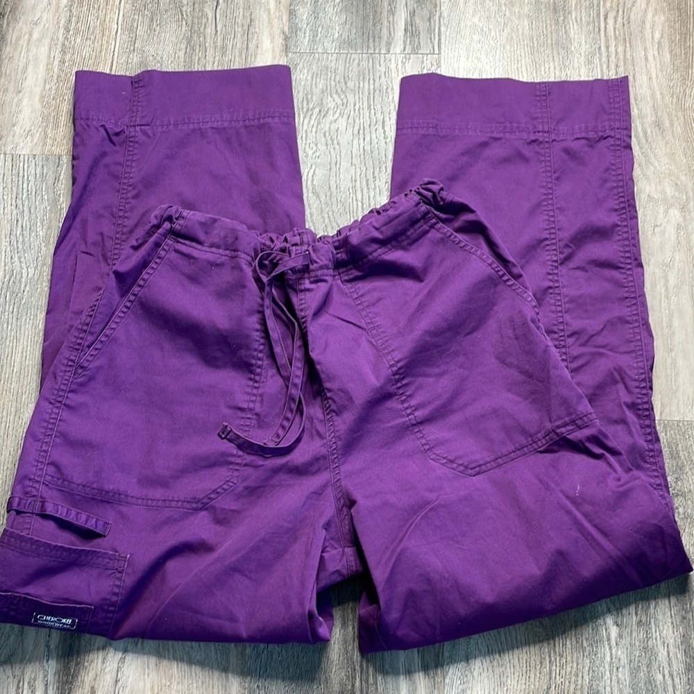 Cherokee Medical Scrub Set, small pants, medium shirt